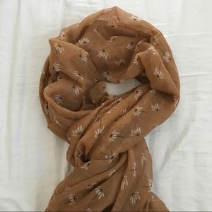 Nordstrom B.P. Daisy Printed Daisy Scarf